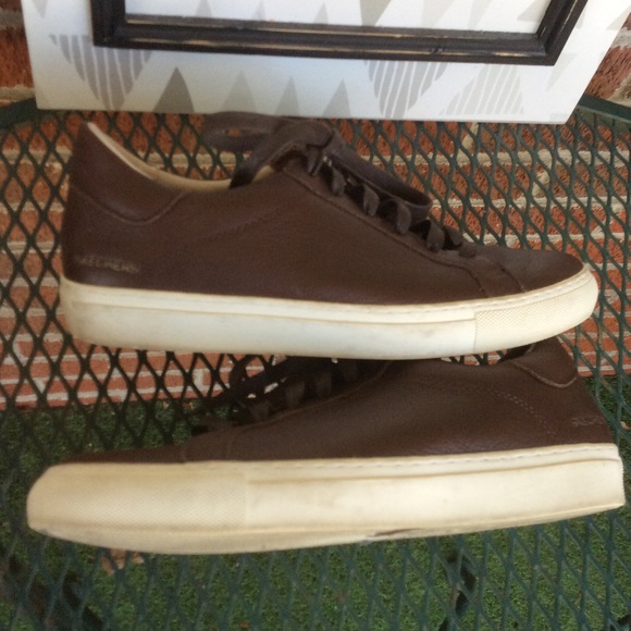 Skechers Leather sneakers Size 9 - Picture 5 of 8